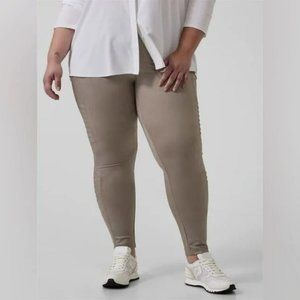 Athleta Delancey Gleam Moto Tight Bluff in Grey 3X BNWT